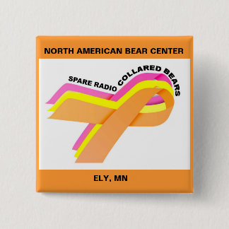 Ersparen Sie den ergatterten Bären! Knopf Button