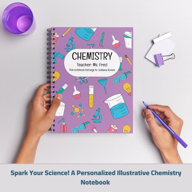 Ersparen Sie Ihre Wissenschaft! EINE PERSONALISIER Notizbuch (Spark Your Science! A Personalized CHEMISTRY Notebook)