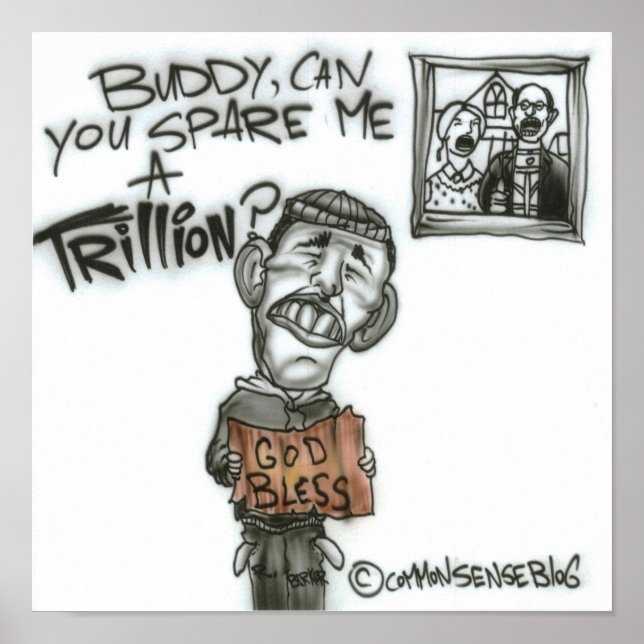 Ersparen Sie mir eine Billion Poster (Vorne)