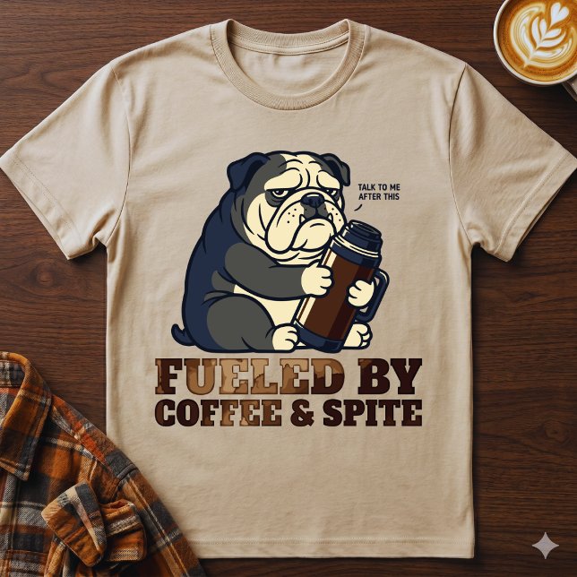 Erst der Kaffee, dann das Erwachsenwerden Grumpy C T-Shirt (Von Creator hochgeladen)