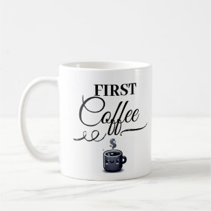 Erst Kaffee, dann reden Gedruckter Kaffeebecher/ G Kaffeetasse