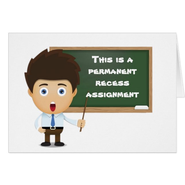 ***ERSTATTUNG*** FÜR EINEN GROSSEN LEHRER (Vorderseite (Horizontal))