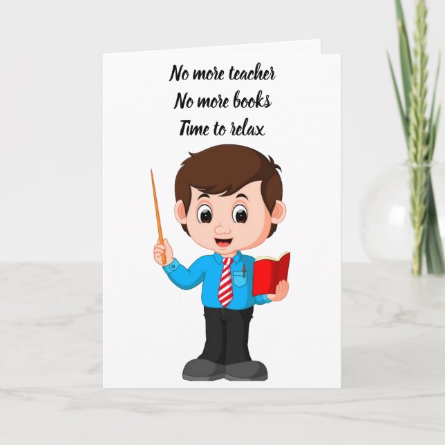 **ERSTATTUNG** FÜR IHREN BELIEBTEN "LEHRER" KARTE (Vorderseite)