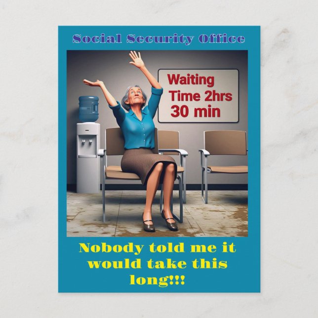 " ERSTATTUNGSPROZESS IM AMT " POSTKARTE (Vorderseite)