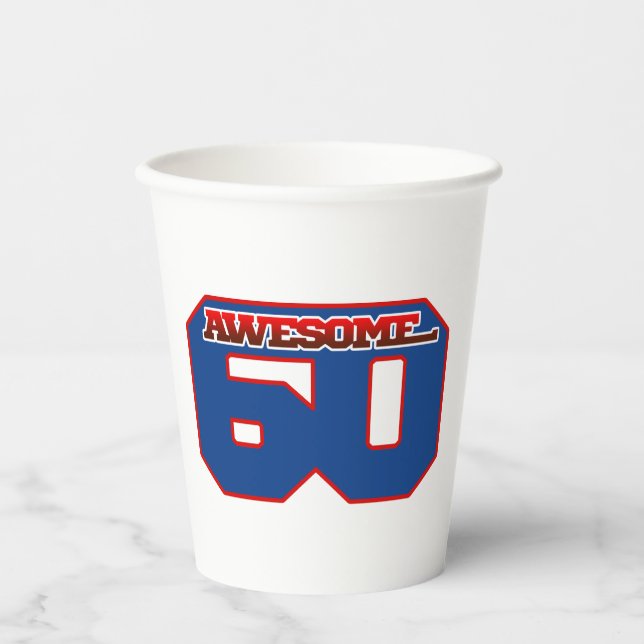 erstaunlich 60 pappbecher (Vorderseite)