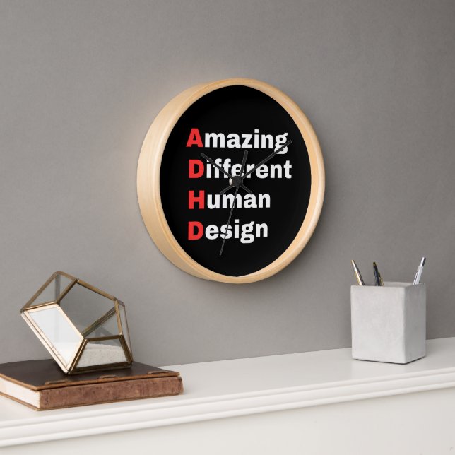 Erstaunlich Andersartiges Menschliches Design - AD Uhr (Büro)