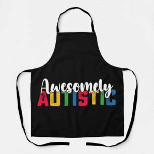 Erstaunlich Autistische Autismus Biy Mädchen Famil Schürze