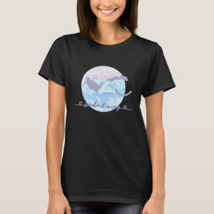 Erstaunlich Ich Liebe Tauchen Pastell Lila Aquarel T-Shirt