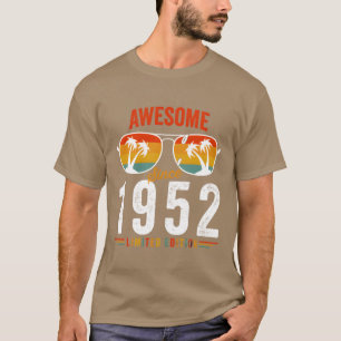 Erstaunlich seit 1952 Geburtstag Retro Vintage 70 T-Shirt