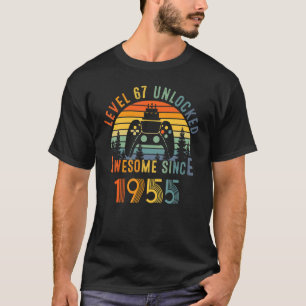 Erstaunlich seit 1955 Level 67 freigeschaltet Vide T-Shirt