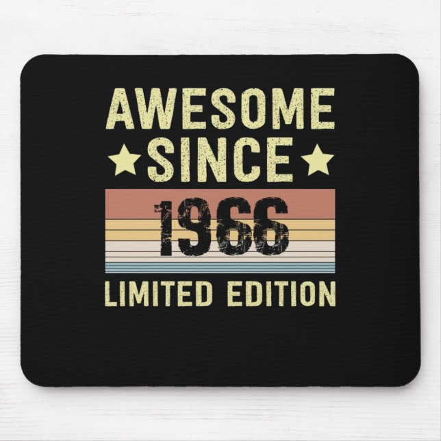 Erstaunlich seit 1966 Geburtstag Mousepad (Vorne)