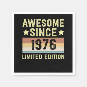 Erstaunlich seit 1976 Geburtstag Serviette