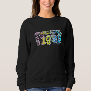 Erstaunlich seit 1989 Graffiti-Motiv Sweatshirt