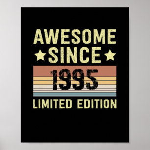 Erstaunlich seit 1995 Geburtstag Poster