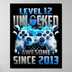 Erstaunlich seit 2013 Vintage Level 12 freigeschal Poster