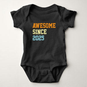 Erstaunlich seit 2025 1. Geburtstag Lustig Baby Strampler