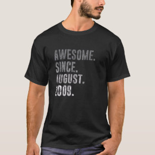 Erstaunlich seit August 2009 13. Geburtstag Vintag T-Shirt