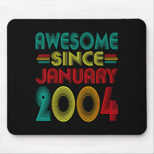 Erstaunlich seit Januar 2004 Jahre 22. Geburtstag Mousepad