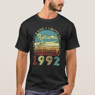 Erstaunlich seit September 1992 30. Geburtstag 30 T-Shirt