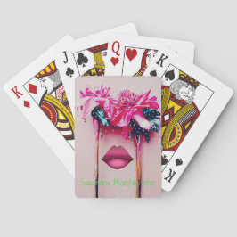 Erstaunliche Blume Spielkarten