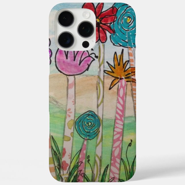 Erstaunliche Blume und Gefühle Case-Mate iPhone Hülle (Rückseite)