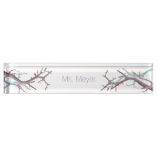 Erstaunliche Design-Nameplate Namensplakette