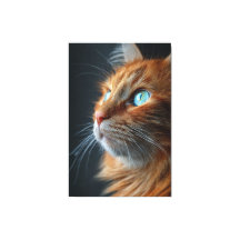 Erstaunliche Fluffige Rote Katze Profil - Blaue Au