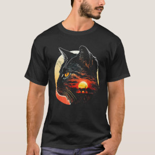 Erstaunliche Katze Vintage Retro Ästhetik Katze Gr T-Shirt