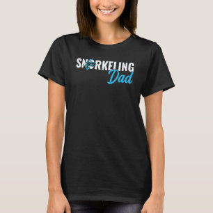 Erstaunliche Männer Schnorcheln Vater Taucher Tauc T-Shirt