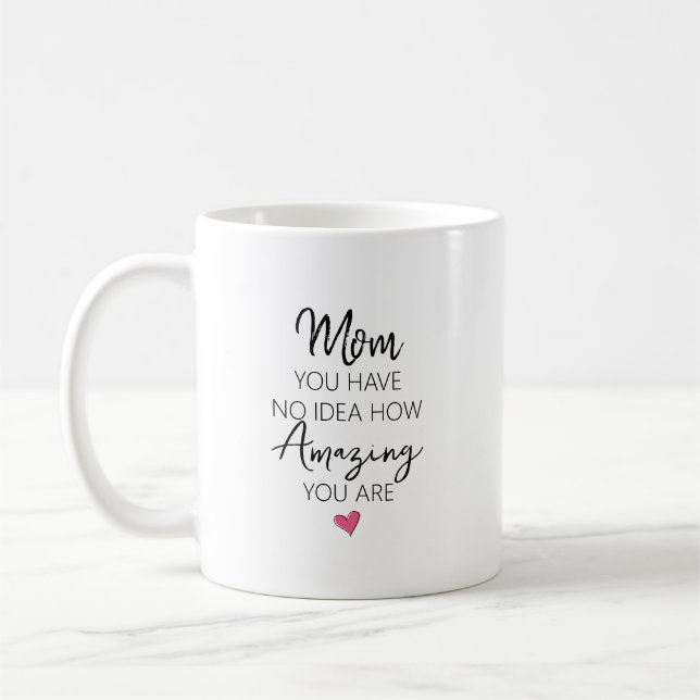 Erstaunliche Mutter Muttertag Name Zitat Kaffeetasse (Links)