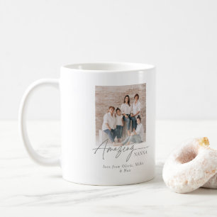 Erstaunliche Nanna Personalisiertes Foto Benutzerd Kaffeetasse
