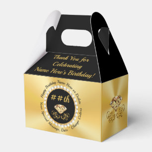 Erstaunliche personalisierte Geburtstagsgeschenkbo Geschenkschachtel