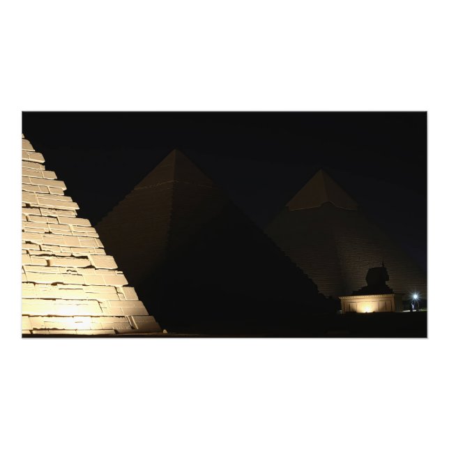 Erstaunliche Pyramiden  Fotodruck (Vorne)