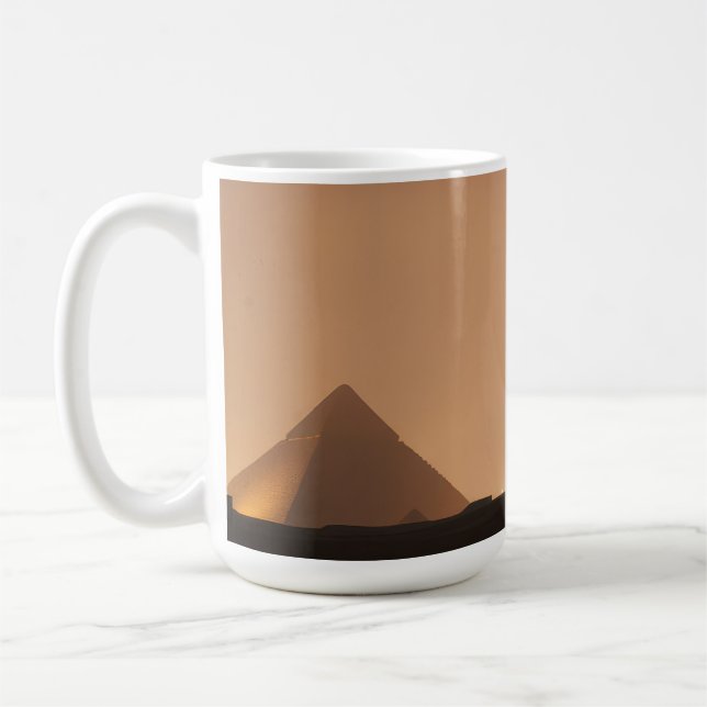 Erstaunliche Pyramiden Kaffeetasse (Links)