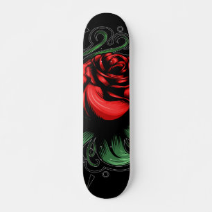 Erstaunliche Rose Skateboard