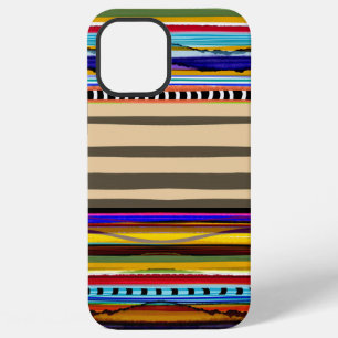 Erstaunliche Streifen RUPYDETEQUILA moderne Kunst iPhone 12 Pro Max Hülle