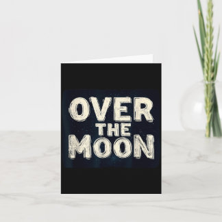 Erstaunliche Über den Mond Statement-Kostüm Karte