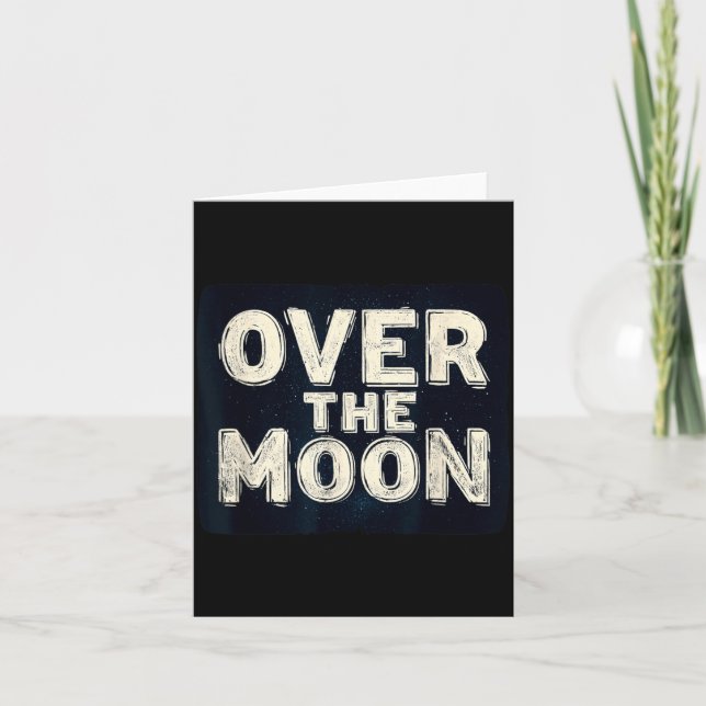 Erstaunliche Über den Mond Statement-Kostüm Karte (Vorderseite)