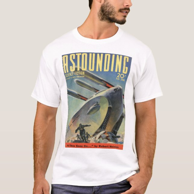 Erstaunliche Wissenschaft Fiction_ _Pulp Kunst im T-Shirt (Vorderseite)