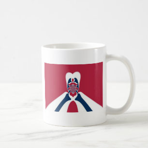 Erstaunlicher abstrakter E.T. Kunstdruck Kaffeetasse