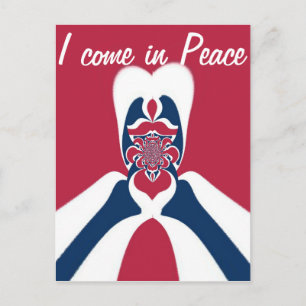 Erstaunlicher abstrakter E.T. Kunstdruck Postkarte