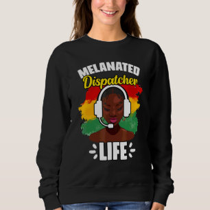Erstaunlicher afroamerikanischer Dispatch-Lebensla Sweatshirt