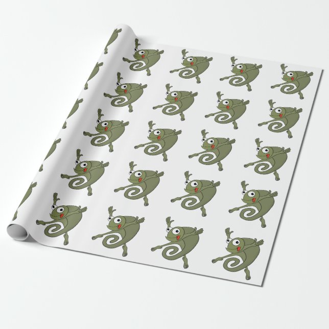 Erstaunlicher Chamäleon Geschenkpapier (Ungerollt)