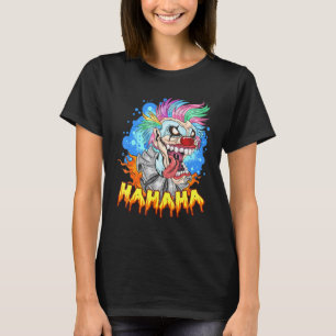 Erstaunlicher Clown Gruselig Und Halloween Horror T-Shirt