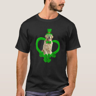 Erstaunlicher Golden Retriever Saint Patrick S Tag T-Shirt