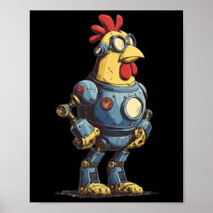 Erstaunlicher Hühner-Roboter für zukünftige Tierli Poster