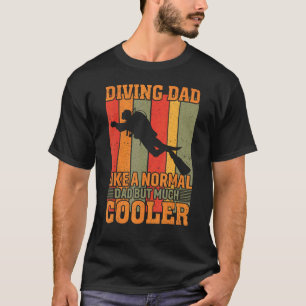 Erstaunlicher Männer-Tauch-Vater Wie ein normaler T-Shirt