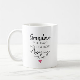 Erstaunlicher Oma-Geburtstags-Appreciation-Zitat Kaffeetasse