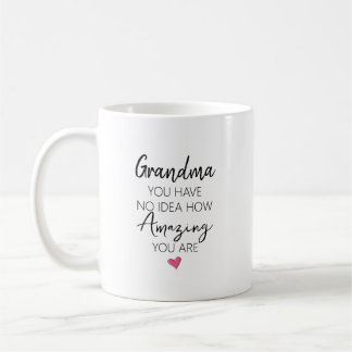 Erstaunlicher Oma-Geburtstagsname-Zitat Kaffeetasse