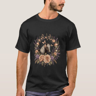 Erstaunlicher Pferdeliebhaber in Wildblumen Cottag T-Shirt